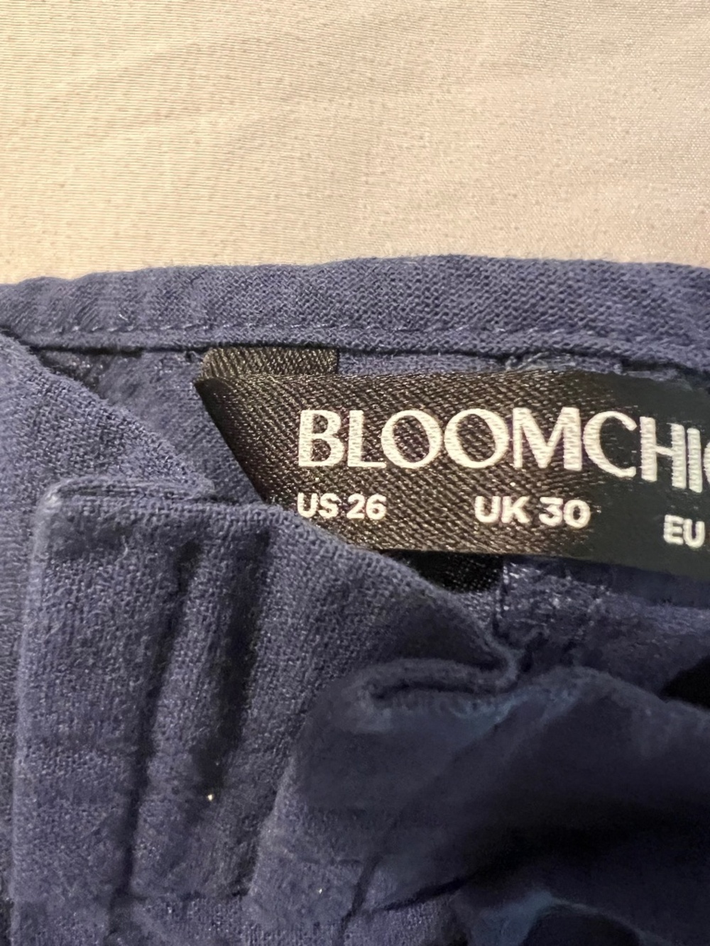 Dark blue BloomChic dress Size 26 Has Pockets - Picture 2 of 2